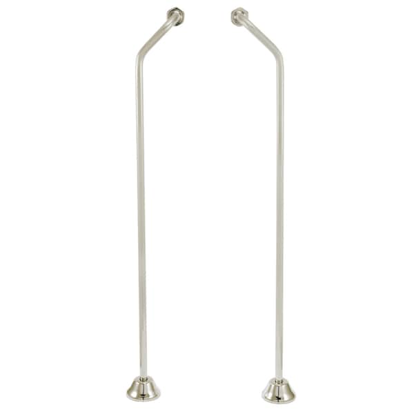 CC476 Double Offset Bath Supply, Polished Nickel